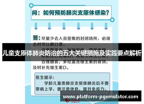 儿童支原体肺炎防治的五大关键措施及实践要点解析